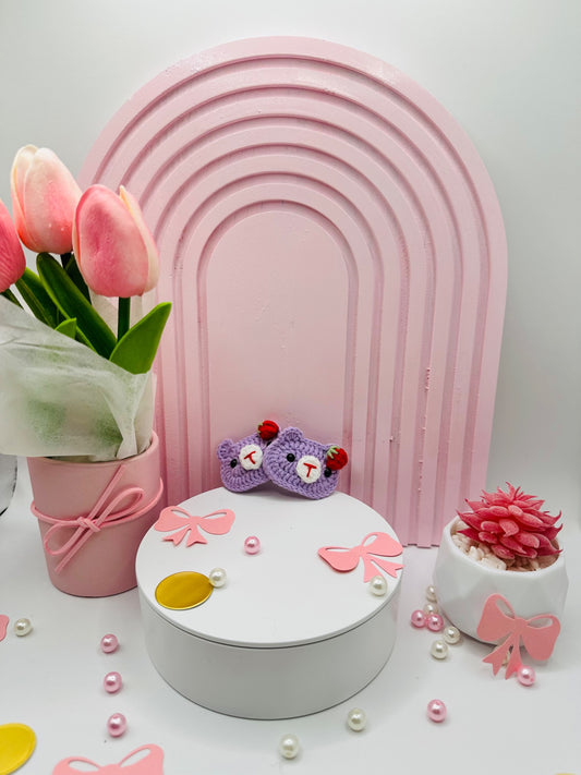 Berry Bear Lilac Clip