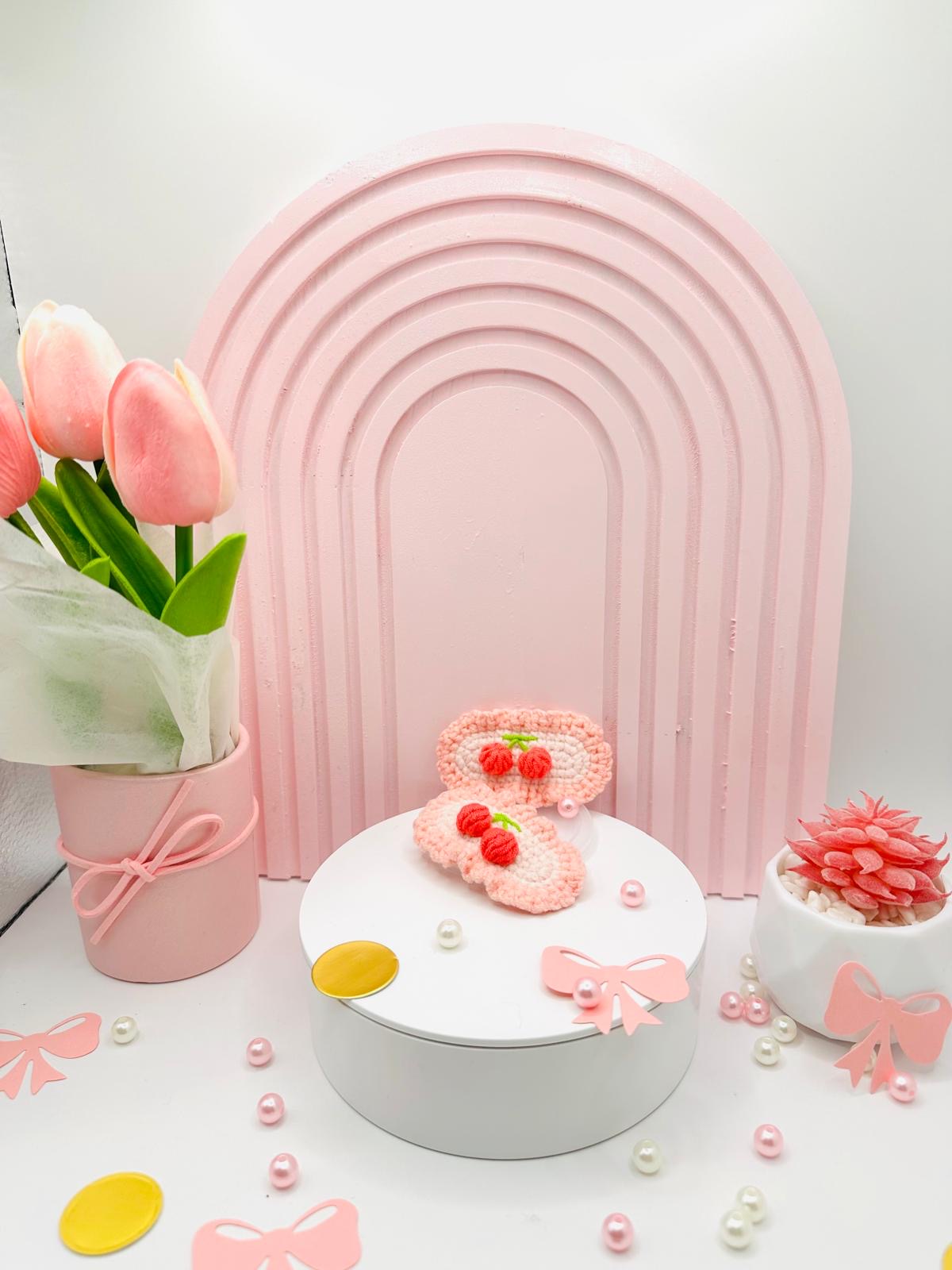 Cherry Blossom Clips