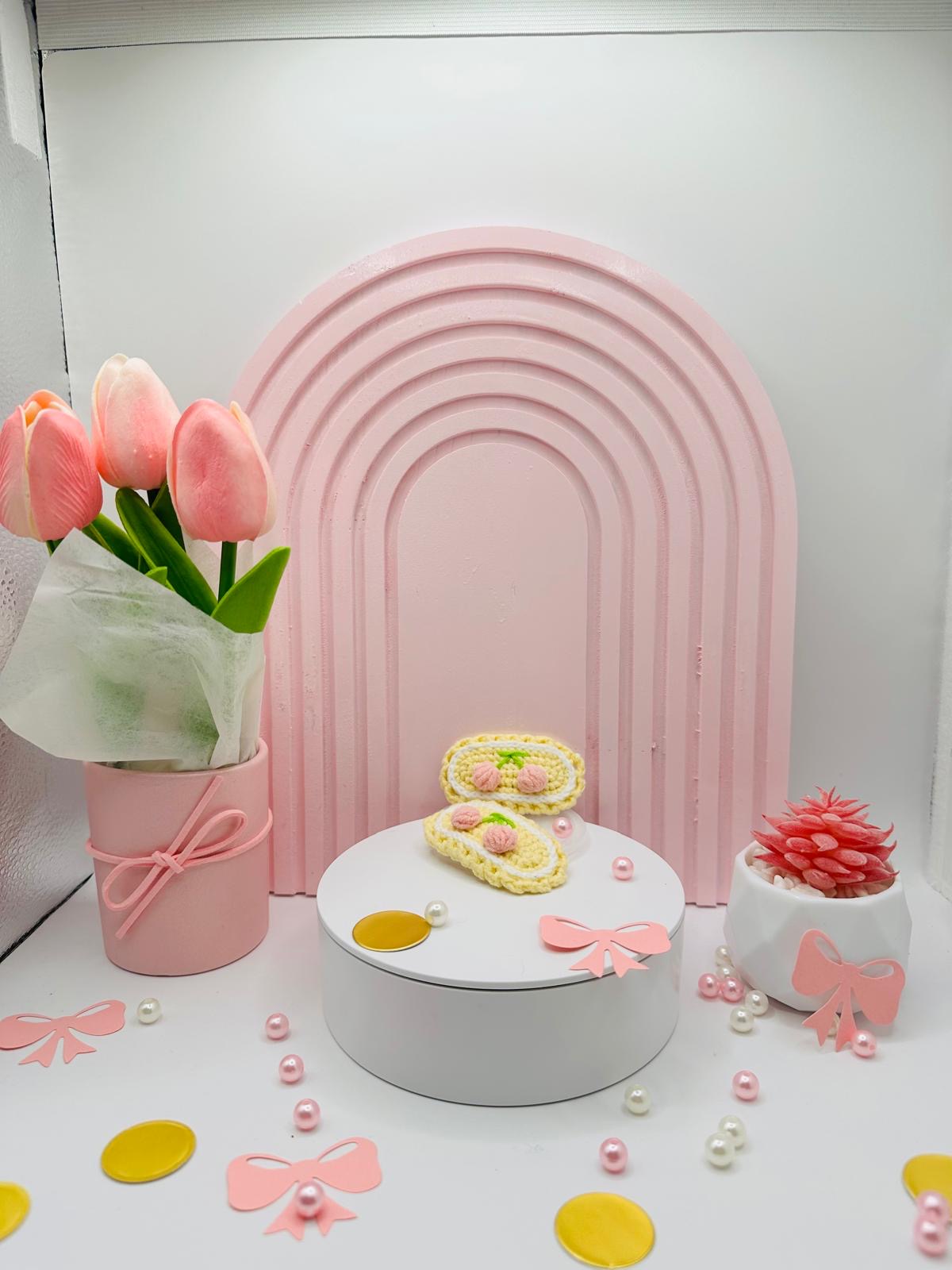 Cherry Blossom Clips