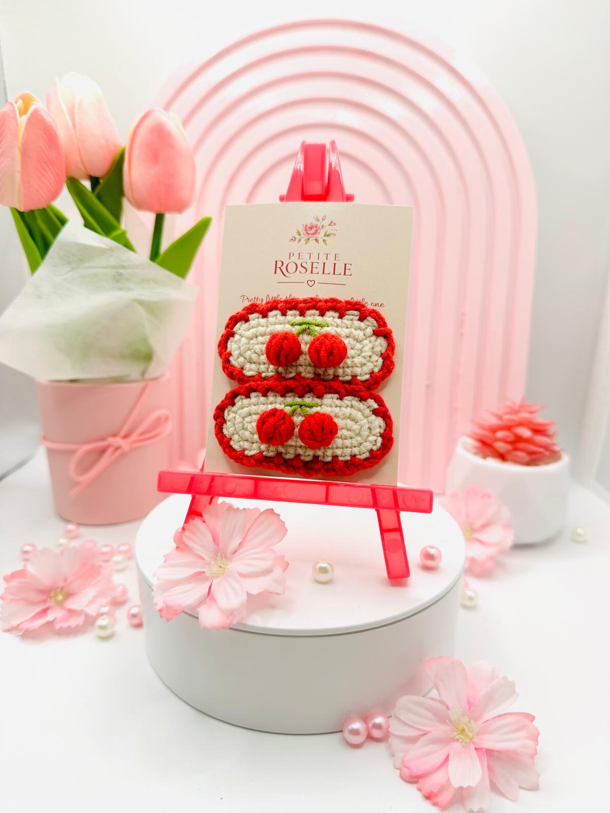 Cherry Blossom Clips