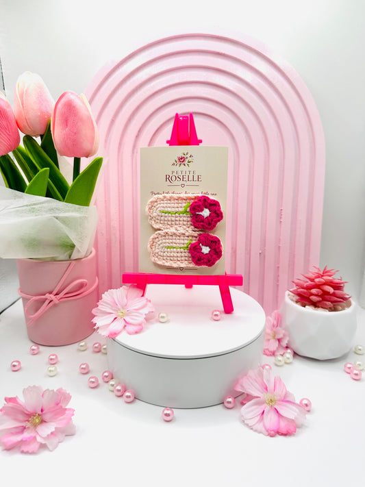 Pink Rosabellȇ Clip
