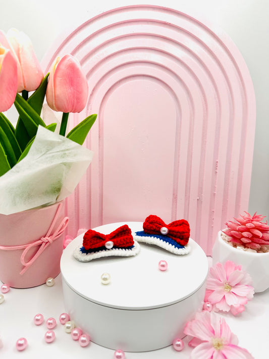 Snow Princess Hair Clip Set